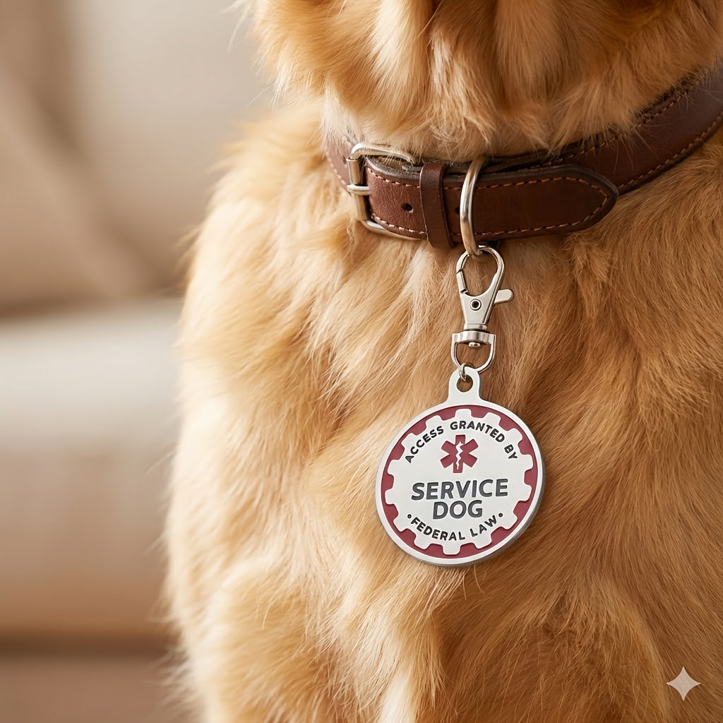 Personalized Pet ID Tag Custom Engraved Dog Cat Name Tag with Owner Phone Number Durable Anti-Lost Pet Tag Gift for Dogs Cats