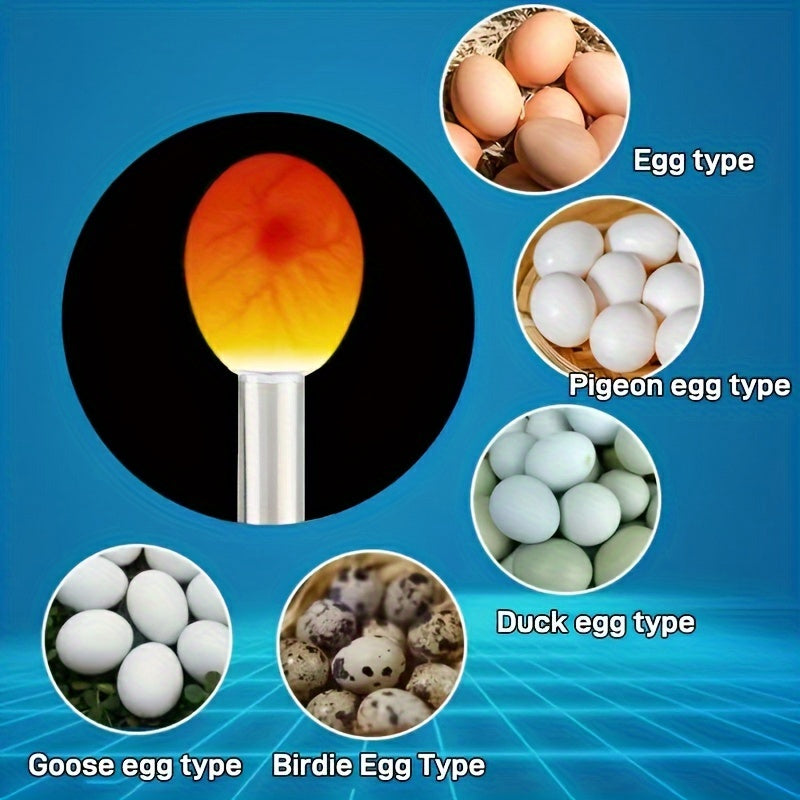 Egg Candler High-Intensity Handheld Egg Candling Light for Incubation Fertilization Check Poultry Chicken Duck Bird Eggs Multi-Function Flashlight 1pc 2pcs 3pcs