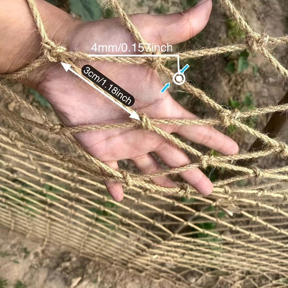 Bird Climbing Net Woven Mesh Pet Cradle Hammock for Parrots Budgies Cockatiels Conures Cage Rope Net Perch Activity Toy Small Large Size