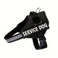 No Pull Dog Harness Vest - Reflective Breathable Adjustable Pet Halter with Nylon Handle for Easy Control, No Choke No Tug Design for Small Medium & Large Dogs, Easy On & Off Dog Walking Harness