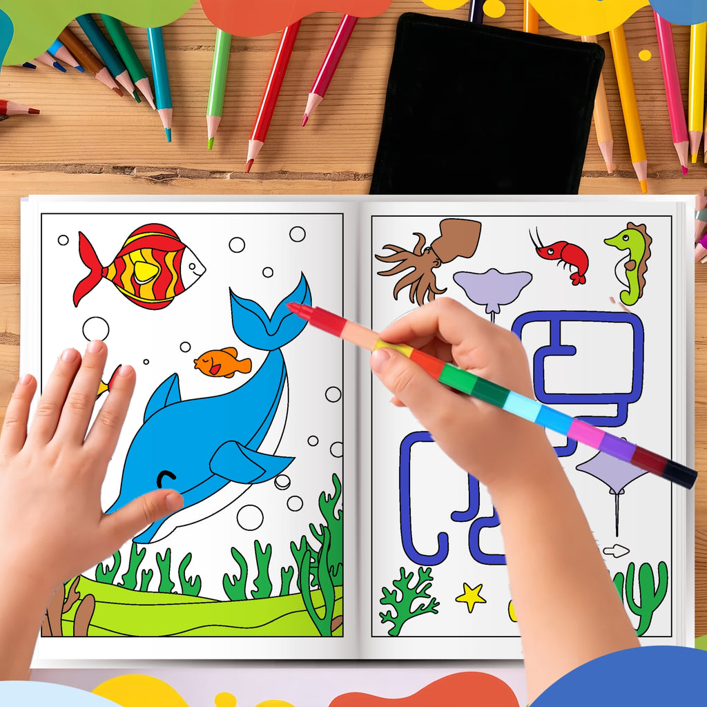 26 Pack Coloring Books for Kids Ages 3-8 Bulk Party Favors Dinosaur Mermaid Animal Designs Classroom Goodie Bag Stuffers Birthday Gifts School Activity Supplies