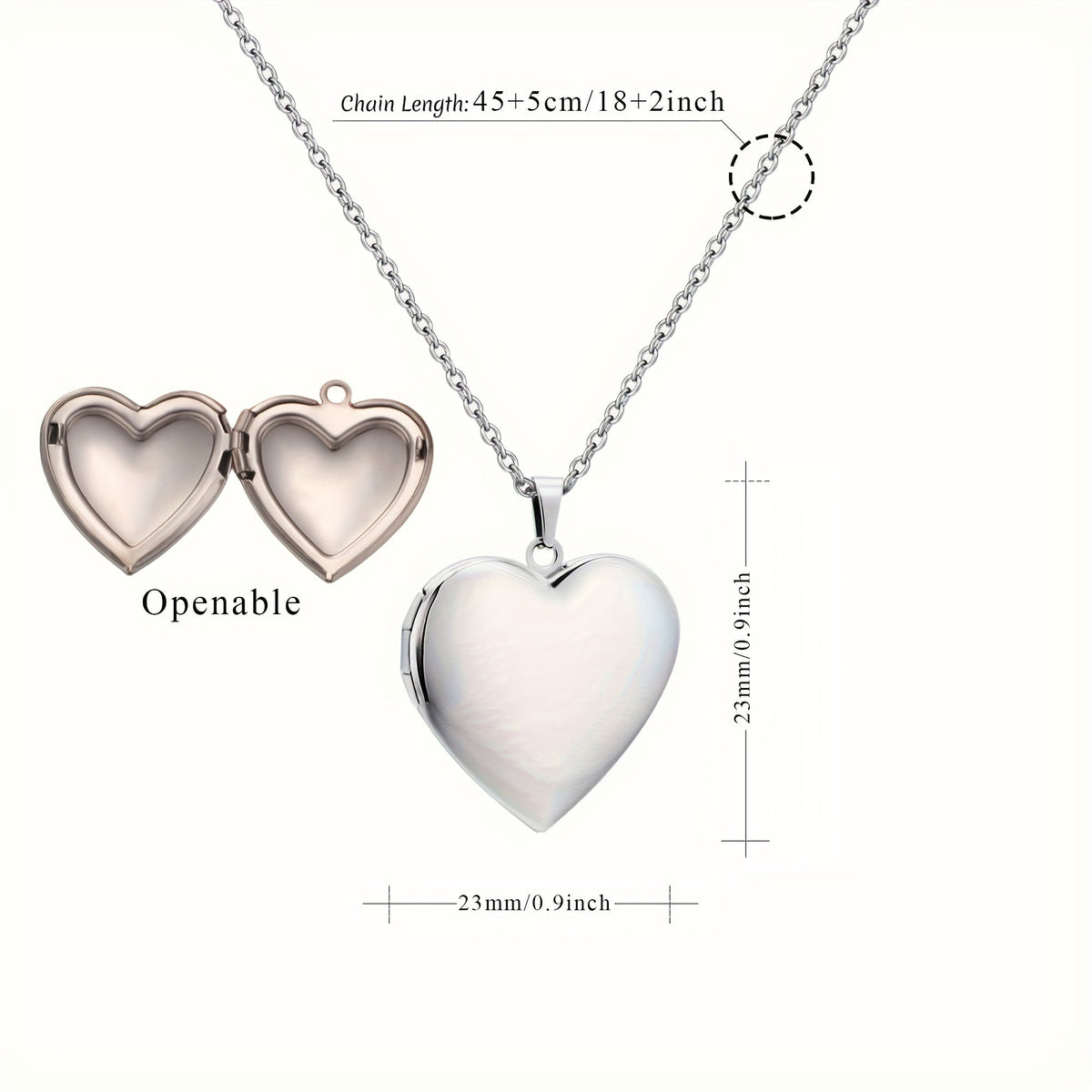 Custom Pet Photo Locket Necklace – Personalized Openable Heart Pendant with Dog & Cat Picture, Memorial Keepsake Jewelry & Sympathy Gift for Pet Loss
