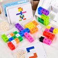 Interlocking Cube Building Blocks Snap Puzzle for Kids – Versatile STEM Preschool Toy for Logical Thinking, Fine Motor Skills & Creative Construction Play | Educational Gift for Boys & Girls Ages 3+