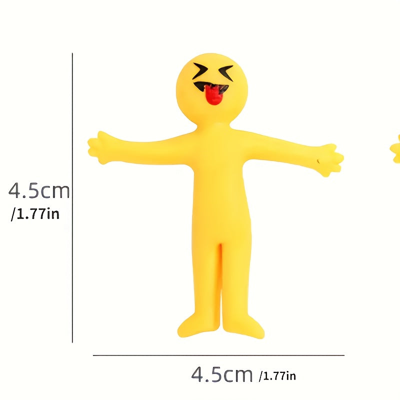 30pcs Stretchable Lala Figure Toys for Kids - Creative Semi-Soft Plastic Mini Dolls, Sensory Fidget Toy, Party Favor Goody Bag Filler, Stocking Stuffer & Christmas Gift for Boys & Girls, Random Styles