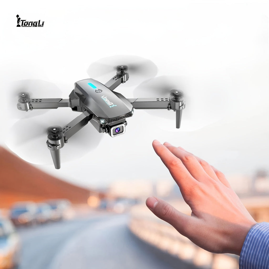 TongLi RC Drone with Dual/Single Camera or No Camera - FPV Altitude Hold Headless Mode Gesture Photo & Video, One-Key Takeoff/Landing, Drop-Resistant Beginner RC Quadcopter, Gift for Kids & Adults