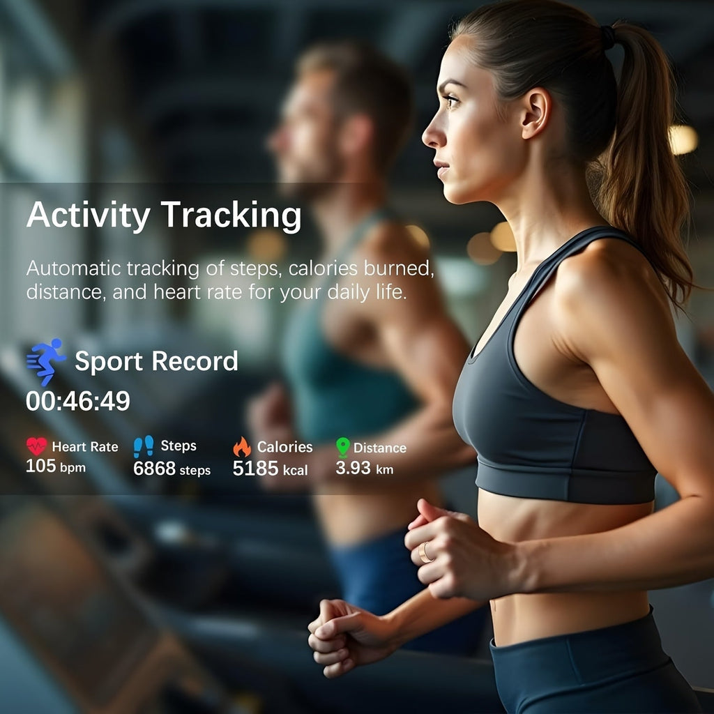 Smart Ring for Women & Men – IP68 Waterproof Fitness Tracker with Sleep Monitoring, Heart Rate, HRV, Body Temperature, Stress & Pedometer, Health Ring for iPhone & Android, Sizes 7-13, Black Rose Gold Silver