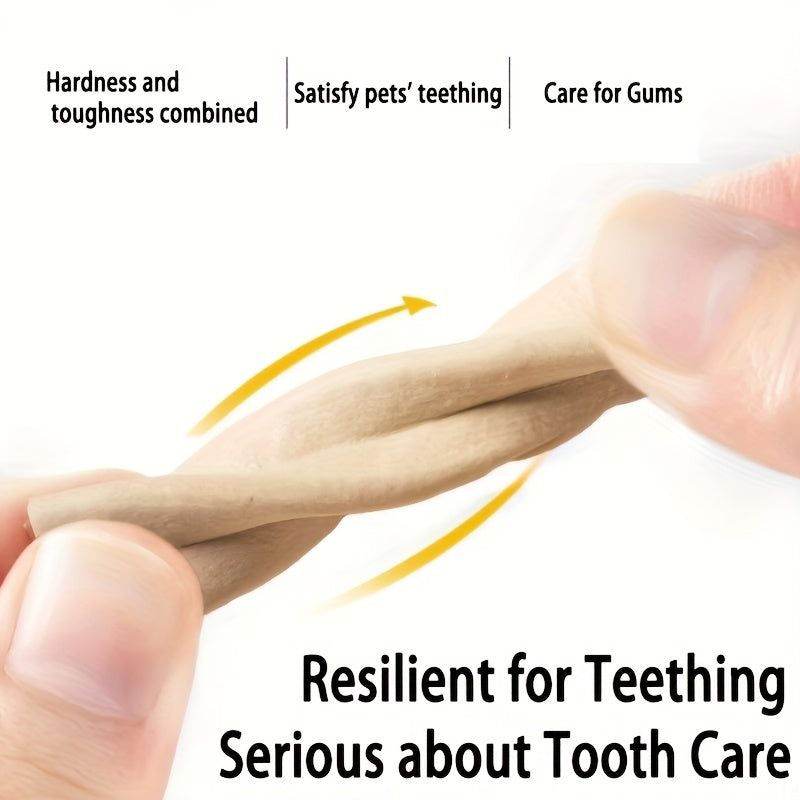 Dog Dental Chew Bone Toy for Teeth Cleaning - Non-Toxic Puppy & Adult Dog Teeth Cleaning Bone, Removes Plaque & Tartar, Safe Chew Toy for Small Medium Large Dogs, All Breeds Dental Care Bone