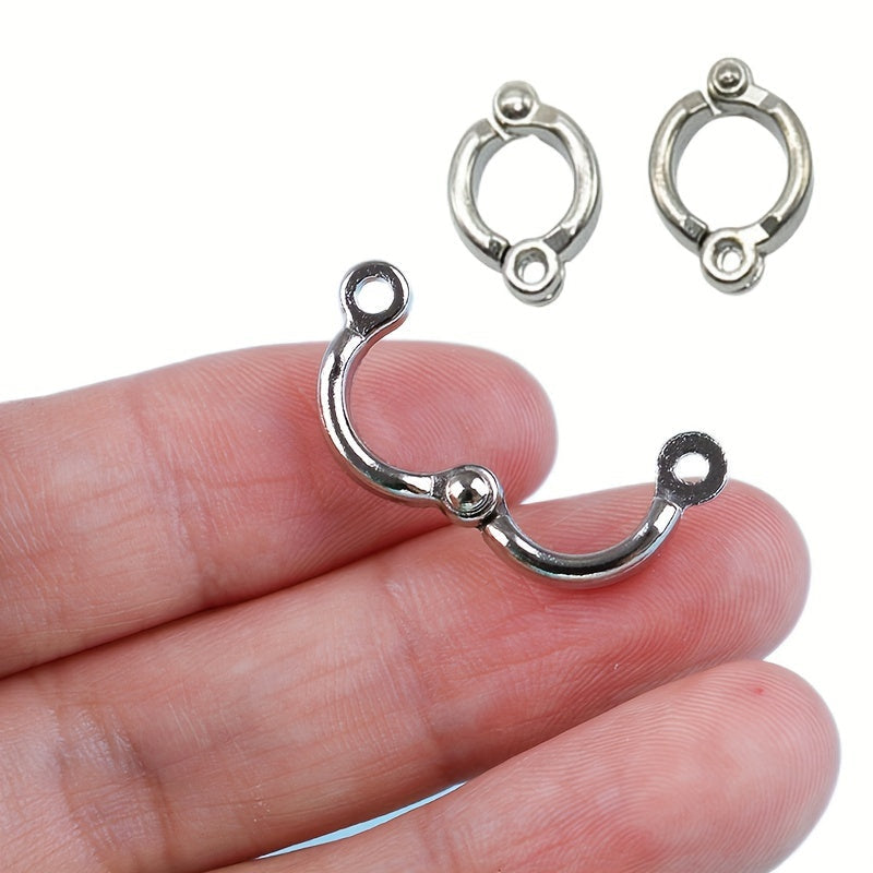 Bird Leg Rings Alloy Identification Bands 2pcs - Adjustable Open Foot Rings for Parrots, Cockatiels, Budgies, Lovebirds & Pigeons - 7 Sizes (5.5mm to 14.5mm) Pet Bird ID Rings
