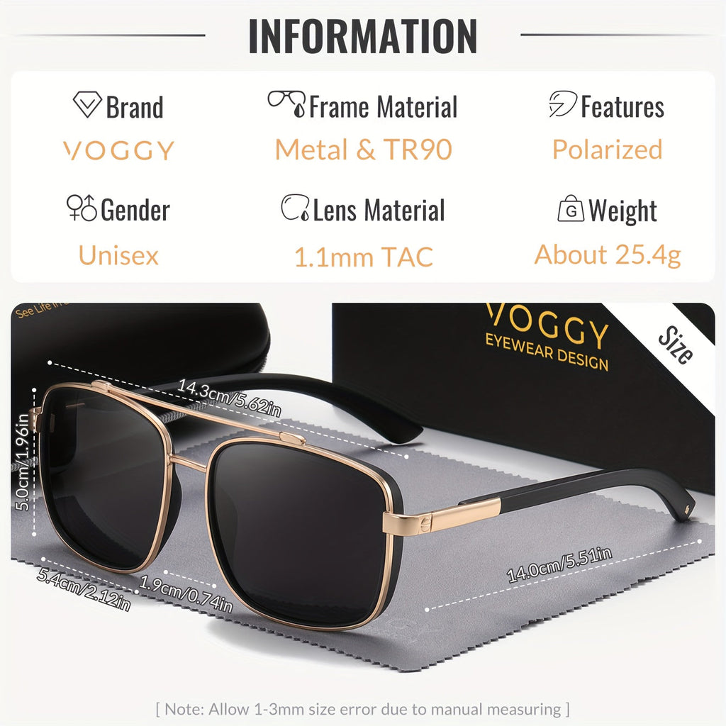 Retro Pilot Polarized Sunglasses Unisex Metal TR90 Frame UV Protection Aviator Style Driving Fishing Outdoor 5 Colors