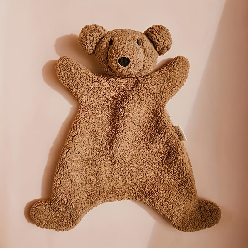 Nordic Style Animal Plush Doll for Babies & Newborns - Soft Cute Bear & Lamb Stuffed Animal Toy, Cozy Sensory Comfort Toy for Infant & Toddler, Baby Shower Gift, Christmas & Birthday Present