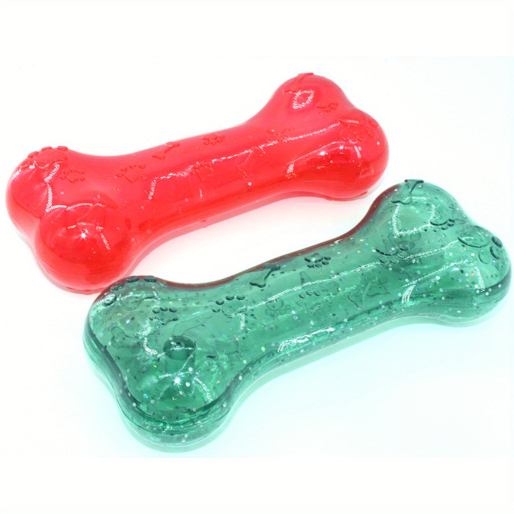 Squeaky Dog Chew Toy – Fun & Cute Interactive Squeaker Toy for Dogs, Reduces Boredom & Anxiety, Engages Chewing Instinct, Durable Dog Play Toy for Small Medium Large Dogs, Multiple Colors incl. Glow-in-Dark