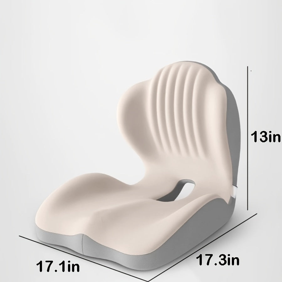 Lumbar Support Cushion for Office Chair & Car Seat – Memory Foam Lower Back and Hip Support Pillow, Ergonomic Breathable Design for Prolonged Sitting, Driving, Work from Home, Multiple Colors