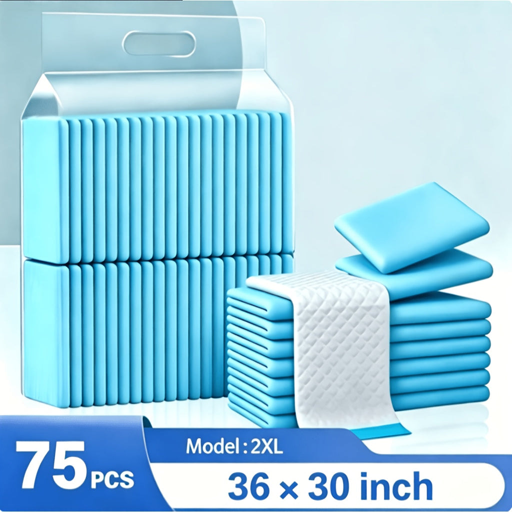Extra Large Disposable Pet Training Pads 36x30 & 24x24 Inch - Super Absorbent Leak-Proof Anti-Slip Odor Control Puppy Pads - Dog Cat Potty Training Pads for Cages & Household Use - Thick Mattress Liner