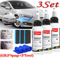Car Scratch Repair Wax Kit 3 Sets – Professional Deep Scratch Remover & Paint Restorer, Long-Lasting Car Polish for All Vehicles, Includes 3 Paint + 3 Sponge + 3 Towel (50ml Each)