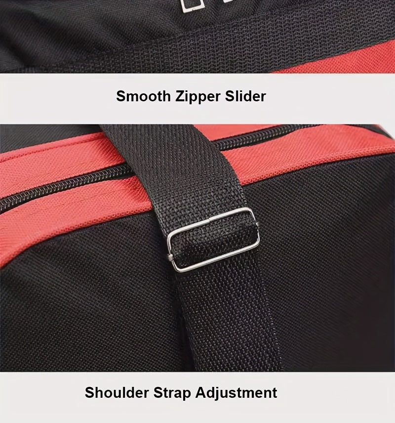 Large Capacity Travel Duffel Bag for Men & Women – Heavy-Duty Gym Bag with Multi-Pocket Design, Adjustable Shoulder Strap & Zipper Closure for Fitness, Weekend Trips, Business Travel & Outdoor Use