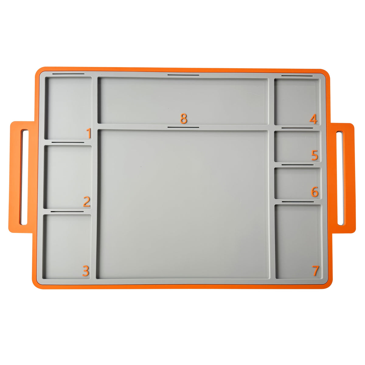 Building Brick Sorting Tray with Numbered Compartments Organizer for LEGO Bricks Sort Label Store Faster Smarter Build Multiple Colors Available