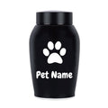 Personalized Pet Urn for Ashes – Stainless Steel Dog & Cat Cremation Urn with Thread-Top Design, Custom Memorial Keepsake for Beloved Pets