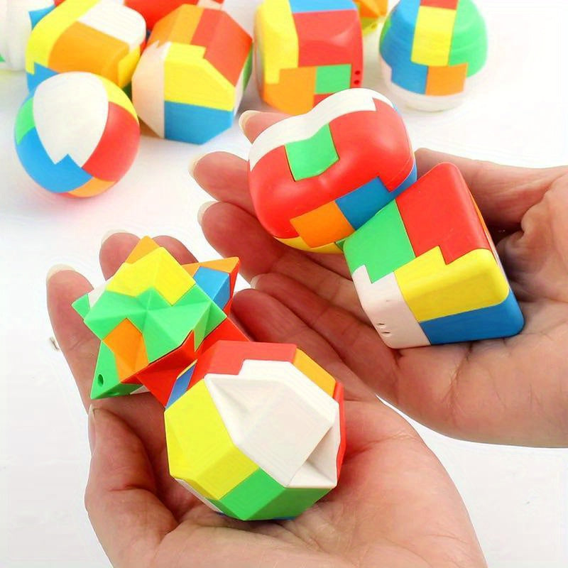 Magic Ball Cube Puzzle Maze Toys for Kids 12pcs – Random Color Mini Ball Maze Party Favors, Goodie Bag Stuffers, Pinata Fillers, Carnival Prizes, Classroom Rewards, Birthday Christmas Gifts for Boys Girls