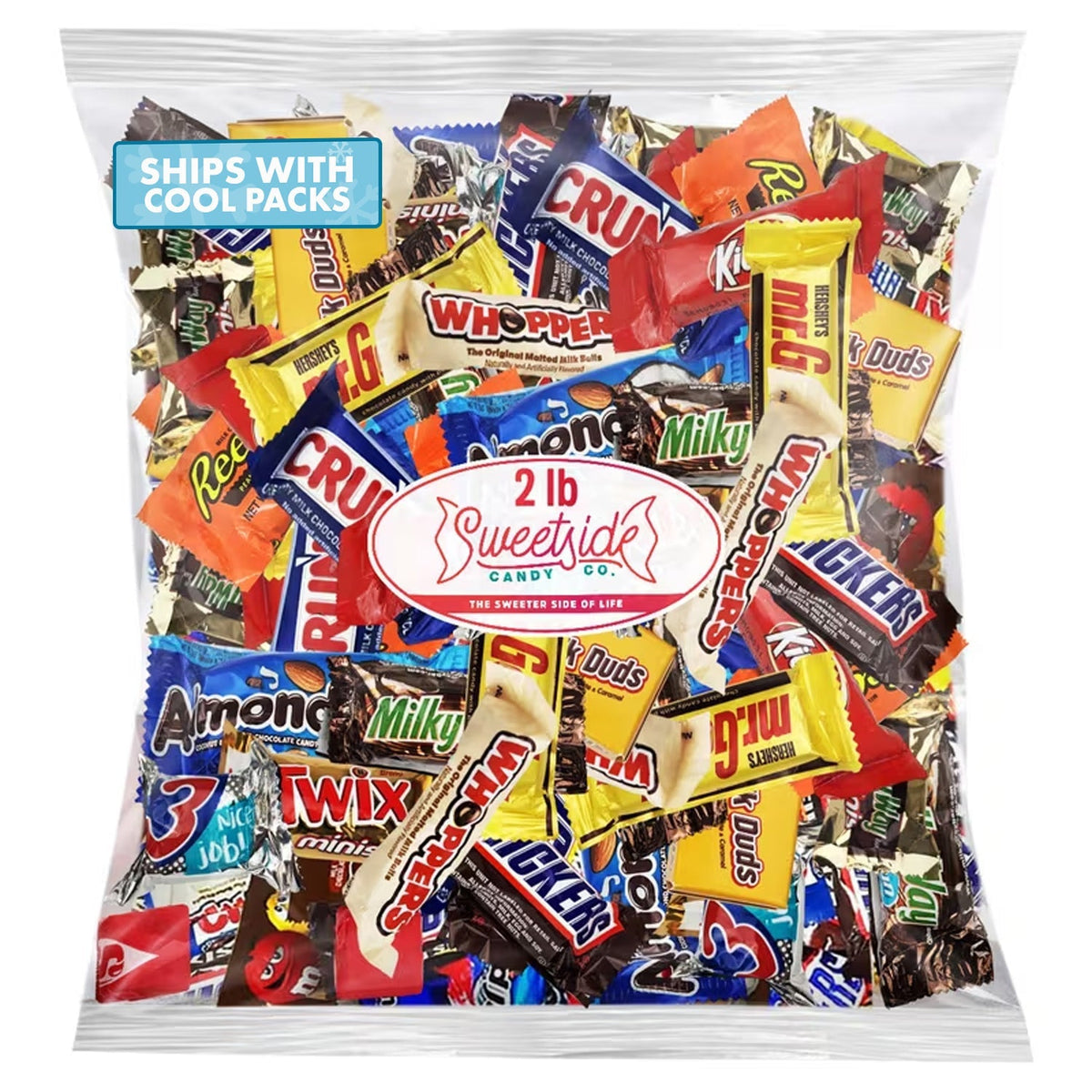 Bulk Chocolate Candy Variety Pack 2 Pounds – Assorted Mixed Chocolate Assortment Bag, Individually Wrapped, Perfect for Parties, Gifting, Office & Holiday Sharing