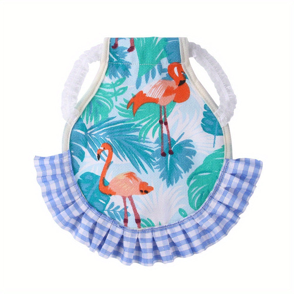 Pet Chicken Clothes Ruffled Vest Costume for Chickens Ducks Geese - Elastic Band Chest Harness Vest Outfit for Backyard Poultry - Funny Chicken Costume Gift for Chicken Lovers Assorted Styles