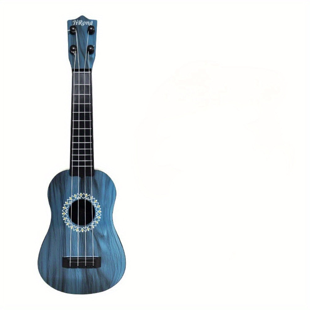 Kids Ukulele Toy Guitar 16.5 Inch Beginner Starter Musical Instrument Toy Early Music Education Gift for Children Toddlers Purple Blue Red Green White Black