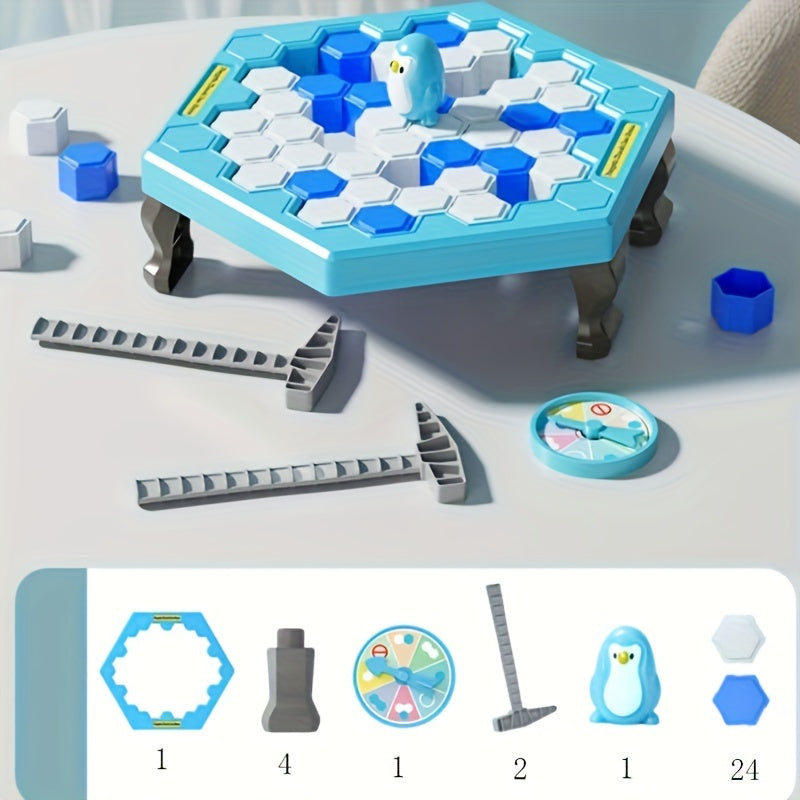 Save the Penguin Ice Breaker Board Game – Knock & Disassemble Ice Wall Interactive Novelty Toy for Kids & Family, Fun Party Game, Perfect Christmas Birthday Gift for Boys & Girls Ages 4+