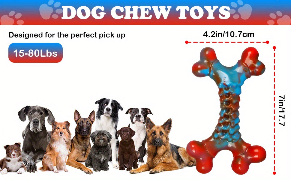 Indestructible Dog Chew Toys for Aggressive Chewers Large Breed - Tough Durable Dog Chew Toy Pack of 1 2 4 or 5, Striped Design Heavy Duty Chew Toy for Large Dogs, Teeth Cleaning and Boredom Relief