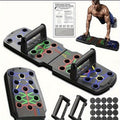 Foldable Push Up Board for Home Workouts – Multi-Angle Strength Training Equipment for Men & Women, Targets Chest, Triceps, Biceps & Core, Portable Compact Design for Daily Exercise & Travel