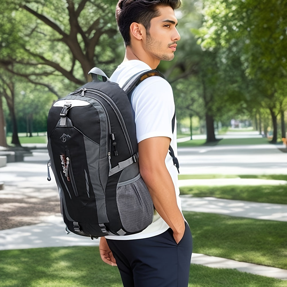 25.8L Hiking Backpack Daypack for Men Women Kids – Lightweight Outdoor Travel Rucksack with Torso Adjustment, Zipper Pockets & Large Capacity for Camping, Mountaineering & Day Trips