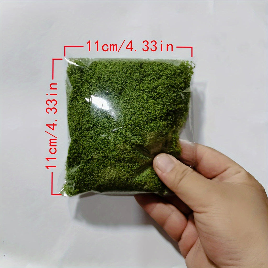 Realistic Artificial Moss for Terrariums Miniatures and Landscapes - Fake Moss for Potted Plants Dollhouse Diorama Model Railroad Aquarium and Miniature Ecosystems, Low Maintenance, 4 Sizes 0.35oz to 3.52oz