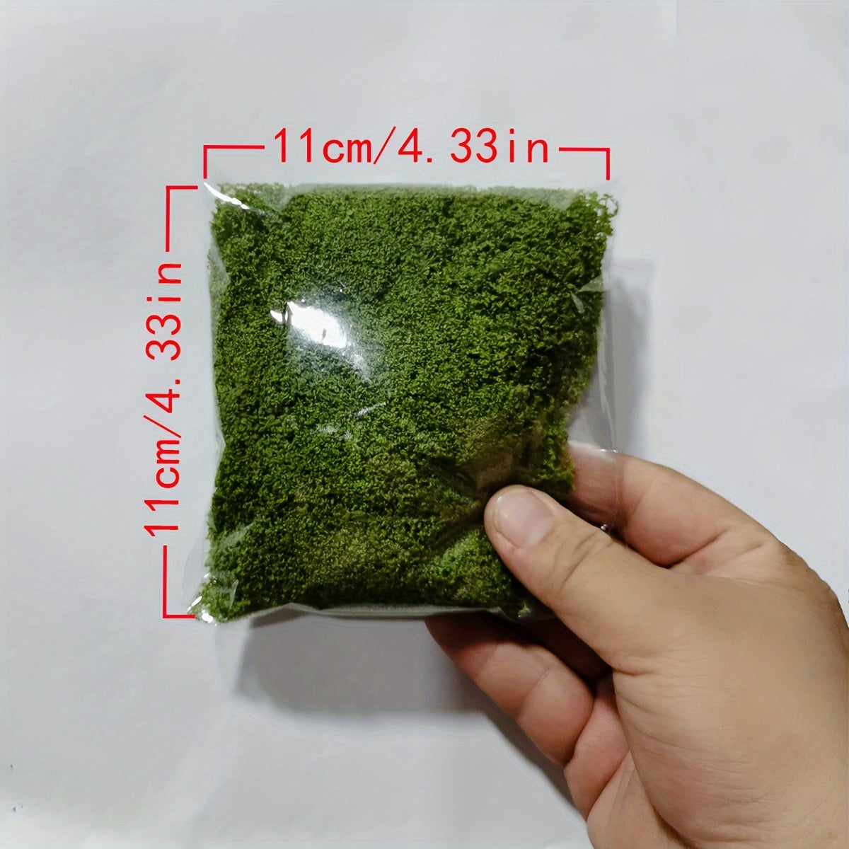 Realistic Artificial Moss for Terrariums Miniatures and Landscapes - Fake Moss for Potted Plants Dollhouse Diorama Model Railroad Aquarium and Miniature Ecosystems, Low Maintenance, 4 Sizes 0.35oz to 3.52oz