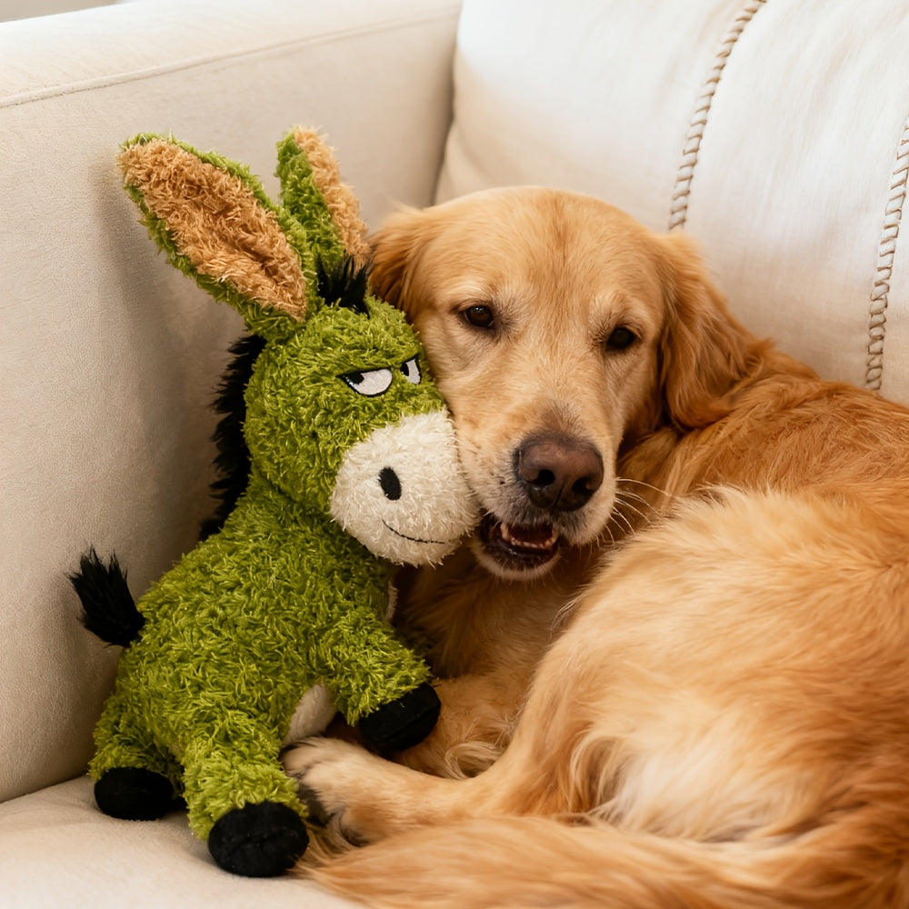 Squeaky Plush Dog Toy for Biting & Companionship - Soft Interactive Vocal Plush Chew Toy for Dogs, Cute Stuffed Animal Dog Toy for Boredom Relief, Comfort & Play, Small Medium Dog Gift