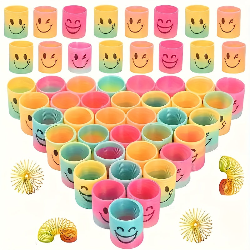 32 Pcs Mini Magic Spring Coil Toys Bulk Set for Kids Party Favors Goodie Bag Stuffers Classroom Rewards Prize Box Birthday Easter Halloween Christmas Carnival Giveaways Random Colors