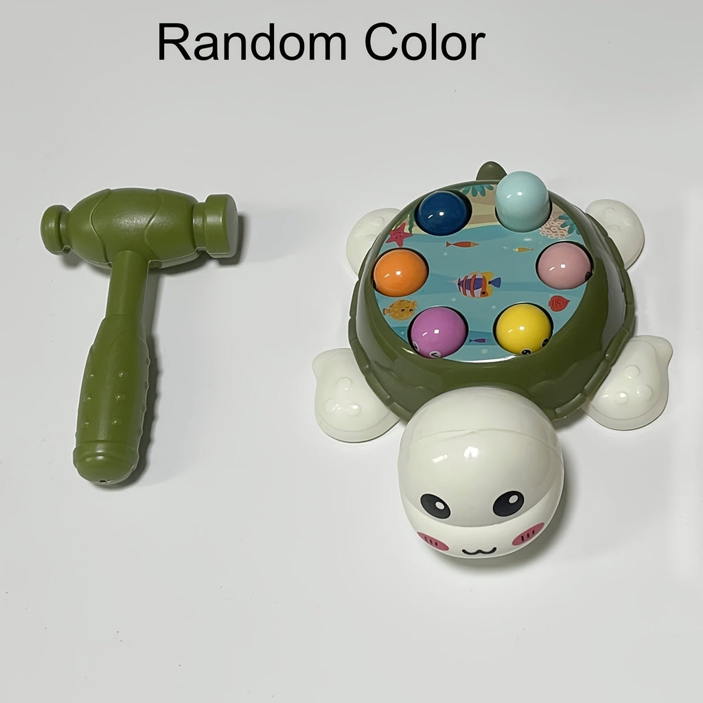 Toddler Hammer Toy Interactive Turtle Shape Sorting Game Educational Colorful Pounding Bench Toy for Babies Kids Ages 1 2 3 Year Old Developmental STEM Gift Christmas Halloween Thanksgiving Birthday