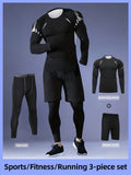 Men's 3-Piece Quick-Dry Compression Sports Suit | Gym, Running & Outdoor Activewear