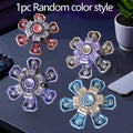Mechanical Deformation Gyroscope Finger Spinning Top Toy Random Colors Styles Smooth Rotation Cool Fidget Toy Party Favors Goodie Bag Stuffer Gift