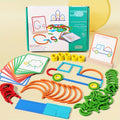 Toddler Peg Rod Toy for Fine Motor Skills & Color Recognition, Creative Shape Sorting Early Learning Toy, Montessori Kindergarten Education Activity, Best Gift for Boys & Girls Age 2-5