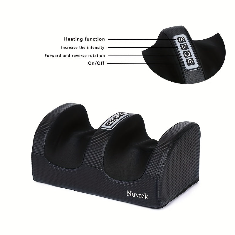 Foot Massager Machine with Heat for Circulation & Relaxation – Shiatsu Deep Kneading, Air Compression, Electric Foot Massager, Father's Day Mother's Day Gift