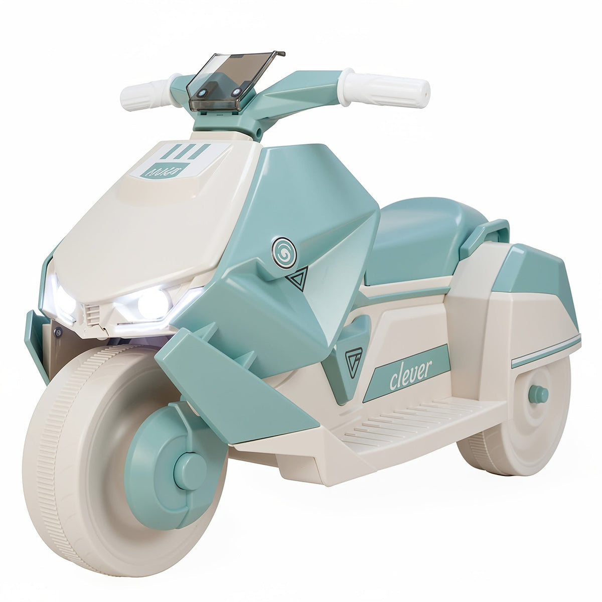 6V Kids Electric Motorcycle Battery Powered Ride On Toy with Interstellar Lights 3 Wheels Safe Stable for Boys and Girls Birthday Christmas Halloween Gift Pink Blue Green