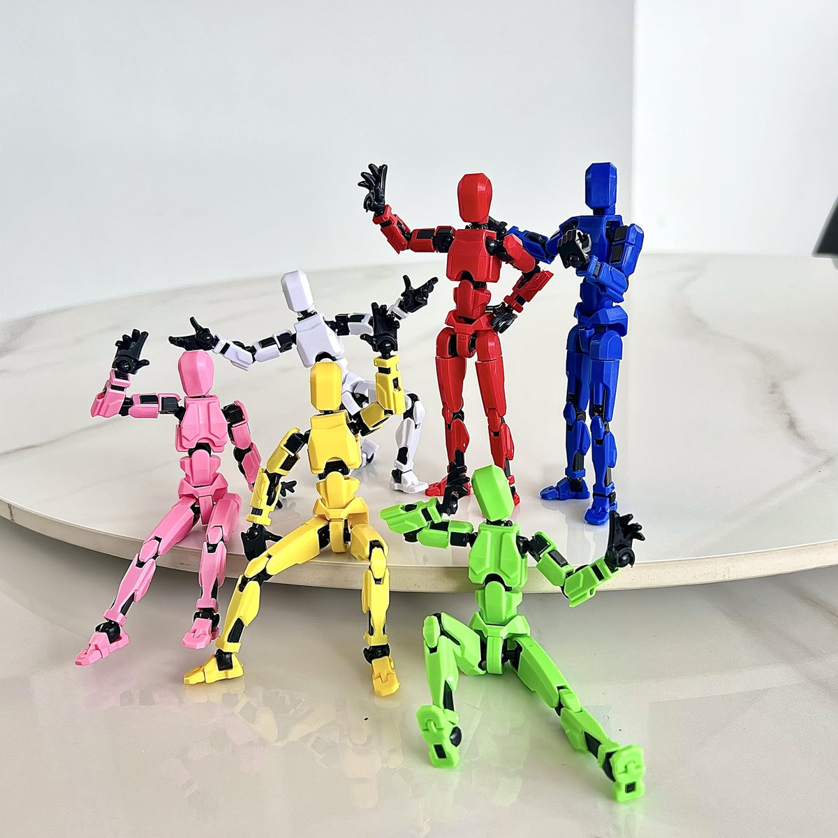 DUMMY 13 Articulated Action Doll 3D Printed Poseable Mannequin Figurine with Multiple Joints Adjustable Shapes Desktop Decoration Collector Toy Art Reference Doll 3 4 or 6 Pack CC BY 4.0 Licensed