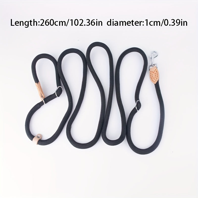 Hands-Free Double Dog Leash Nylon 1 to 2 Splitter - Sturdy Dual Dog Walking Leash for Outdoor Running, Jogging & Walking, No-Tangle Coupler for Small and Medium Dogs, 6 Colors