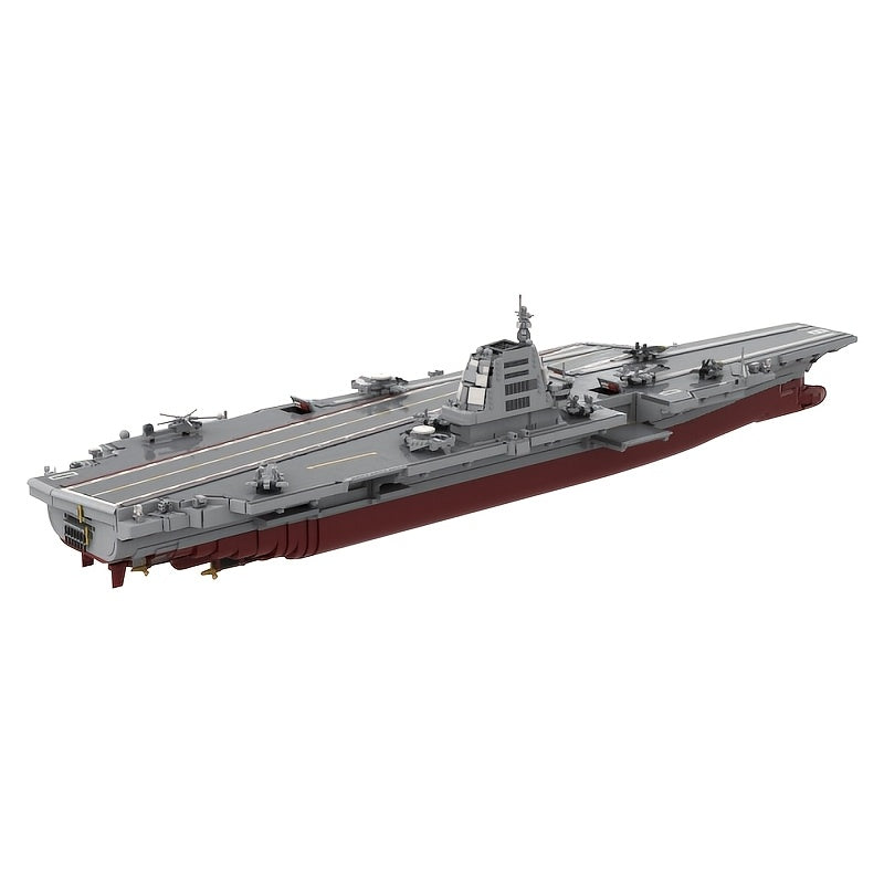 10019 Pcs MOC Aircraft Carrier Building Blocks Set, Fujian Type 003 Warship Model Bricks Kit for Adults, Military Navy Ship STEM Building Toy, Holiday Birthday Gift for Military Fans & Brick Collectors