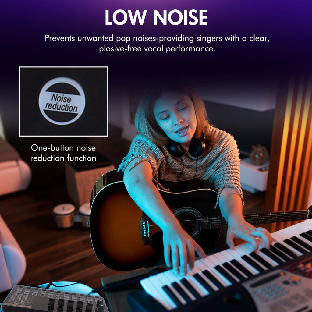 BM-800 Podcast Recording Studio Bundle with Live Sound Card, Voice Changer & Earphones – Complete Audio Interface Kit for Streaming, Vlogging & Live Broadcast, Multiple Models Available