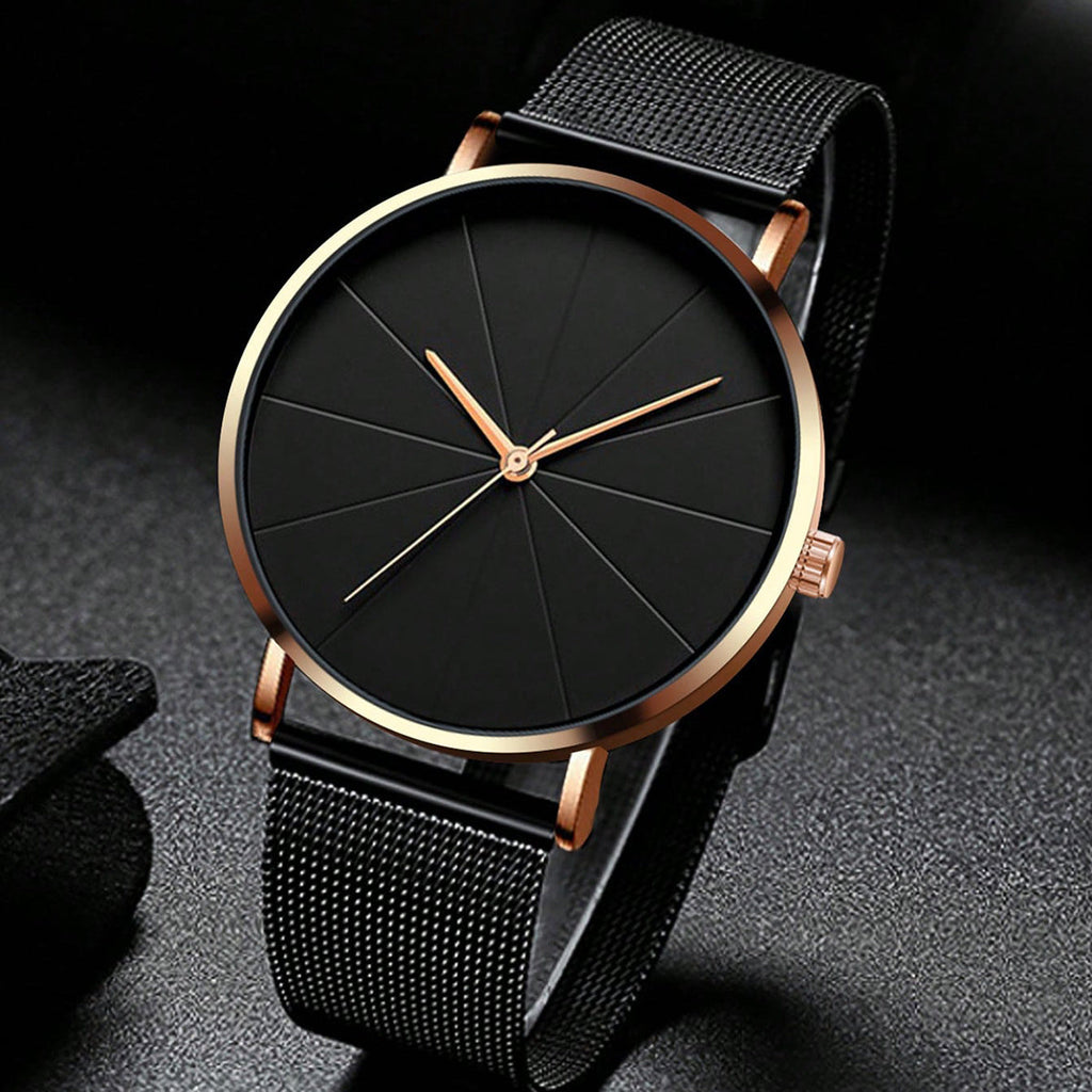 4-Piece Men's Quartz Watch and Bracelet Gift Set - Elegant Alloy Case Round Dial Sports Casual & Business Wristwatches with Matching Bracelet for Everyday Wear, Birthdays & Anniversaries
