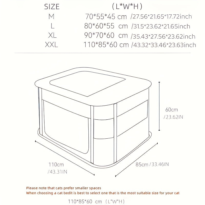 Foldable Pet Playpen with Storage Bag – Portable Indoor Outdoor Dog Cat Exercise Kennel & Puppy Kitten Playpen, 4 Sizes M/L/XL/XXL for Cats Dogs Rabbits, Travel & Camping Ready