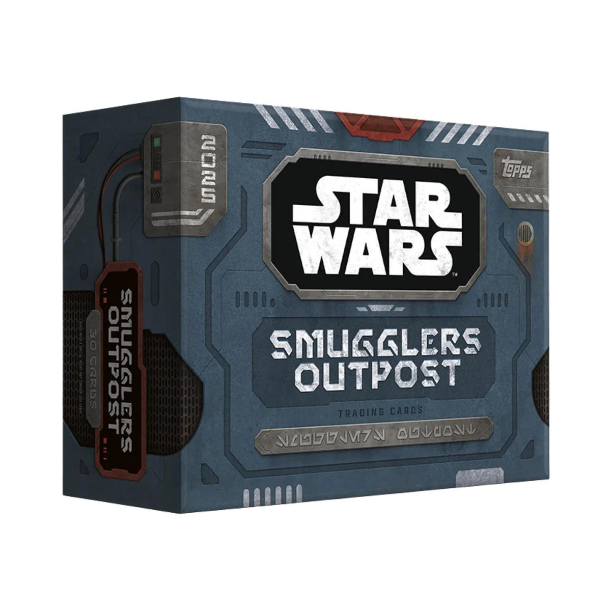 2025 Topps Star Wars Smugglers Outpost Hobby Box - 30 Cards, 2 Autographs or Sketch Cards, Chrome Black, Finest, Stellar Signatures, Cortosis Metal, Sketchagraphs - Premium Star Wars Trading Card Box