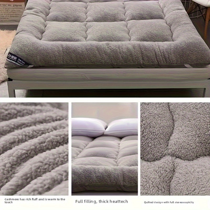 Extra Large Plush Dog Bed & Cat Nest – Thickened Ultra-Soft Polyester Pet Sofa Mat for Small, Medium & Large Dogs & Cats, Cute Rectangular Cushion Bed