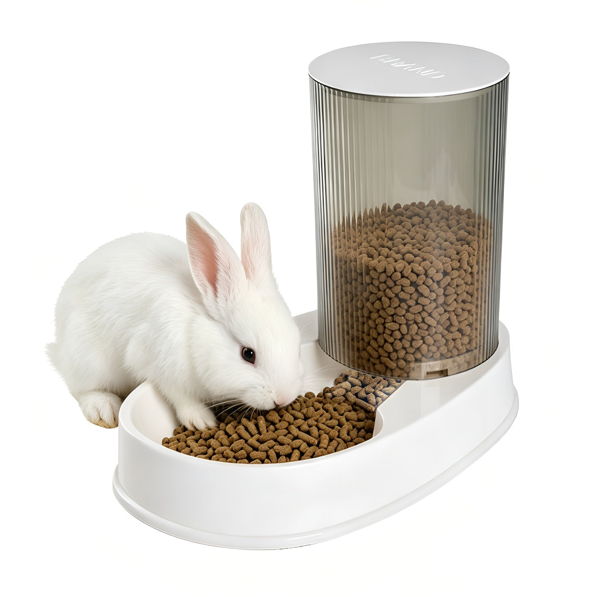 Automatic Pet Feeder for Cats & Dogs - Large Capacity Gravity Food Dispenser with Timed Scheduling, Auto Dog Cat Food Bowl Station for Busy Pet Owners, Indoor Household Pet Feeding Solution