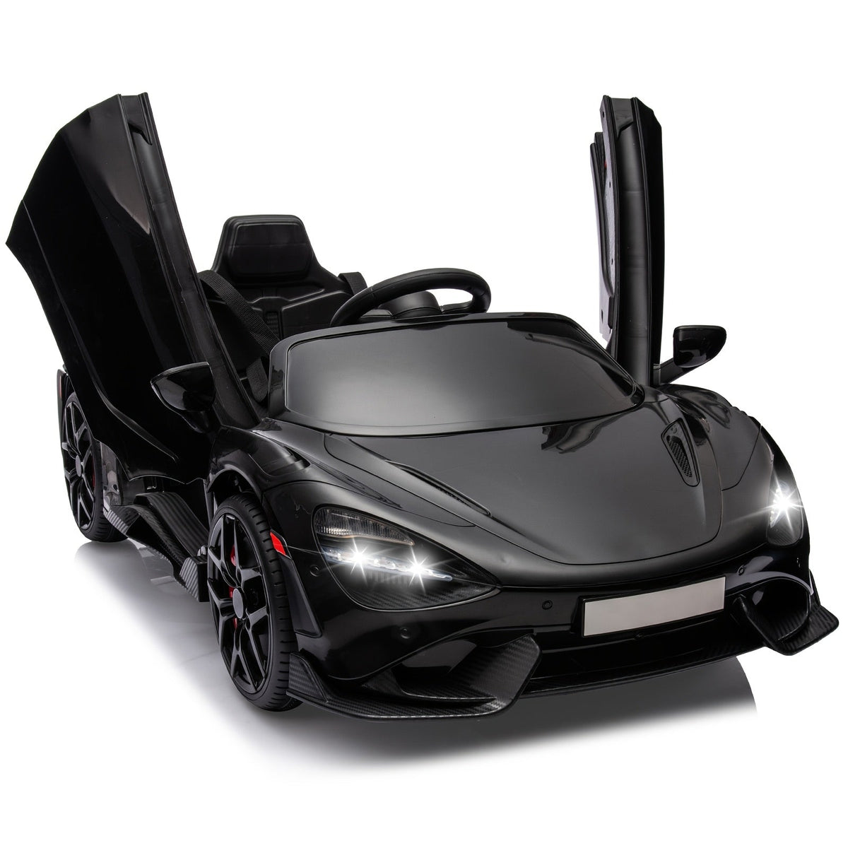 Kids Electric Ride-On Car Toy for Toddlers Ages 3-5 - Battery Powered Vehicle with 3 Speed Settings, Parental Remote Control, Suspension System & LED Lights | Birthday Christmas Gift for Boys & Girls