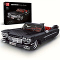 Mould King 10012 Black Sports Car Building Block Kit 1245pcs, MOC Supercar Model Building Set - Static Version Display Model, Creative Gift for Adults & Collectors Ages 14+